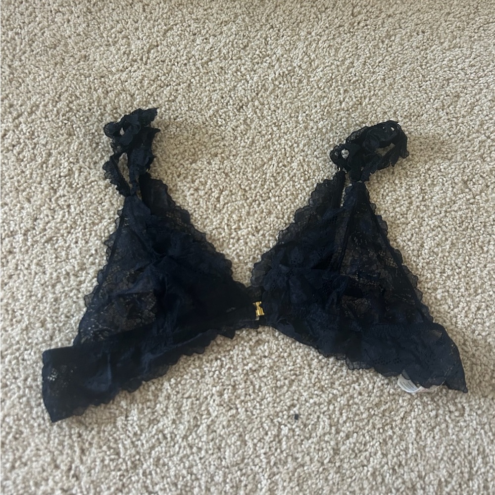 Free people black bralette